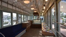 大牟田駅前　路面電車カフェ