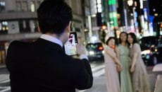 タクシーで観光