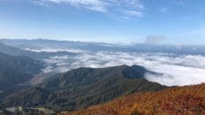 八海山スキー場の雲海ロープウェー