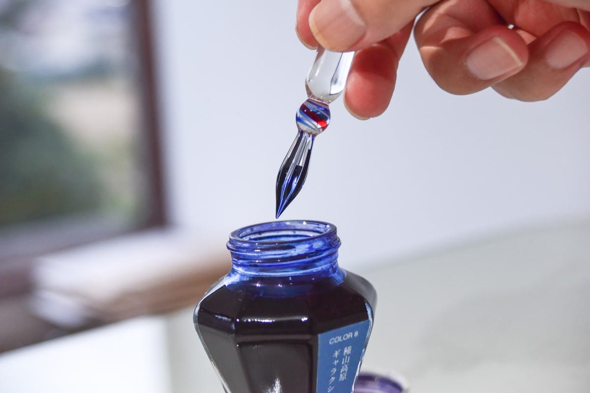 さんてつトリコロール ガラスペン