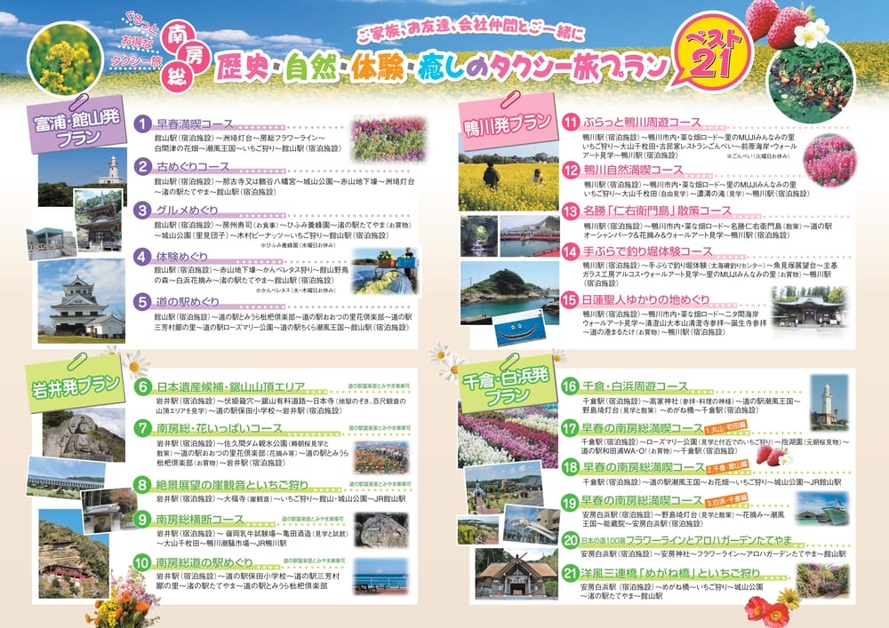 日東交通 南房総タクシー旅プラン