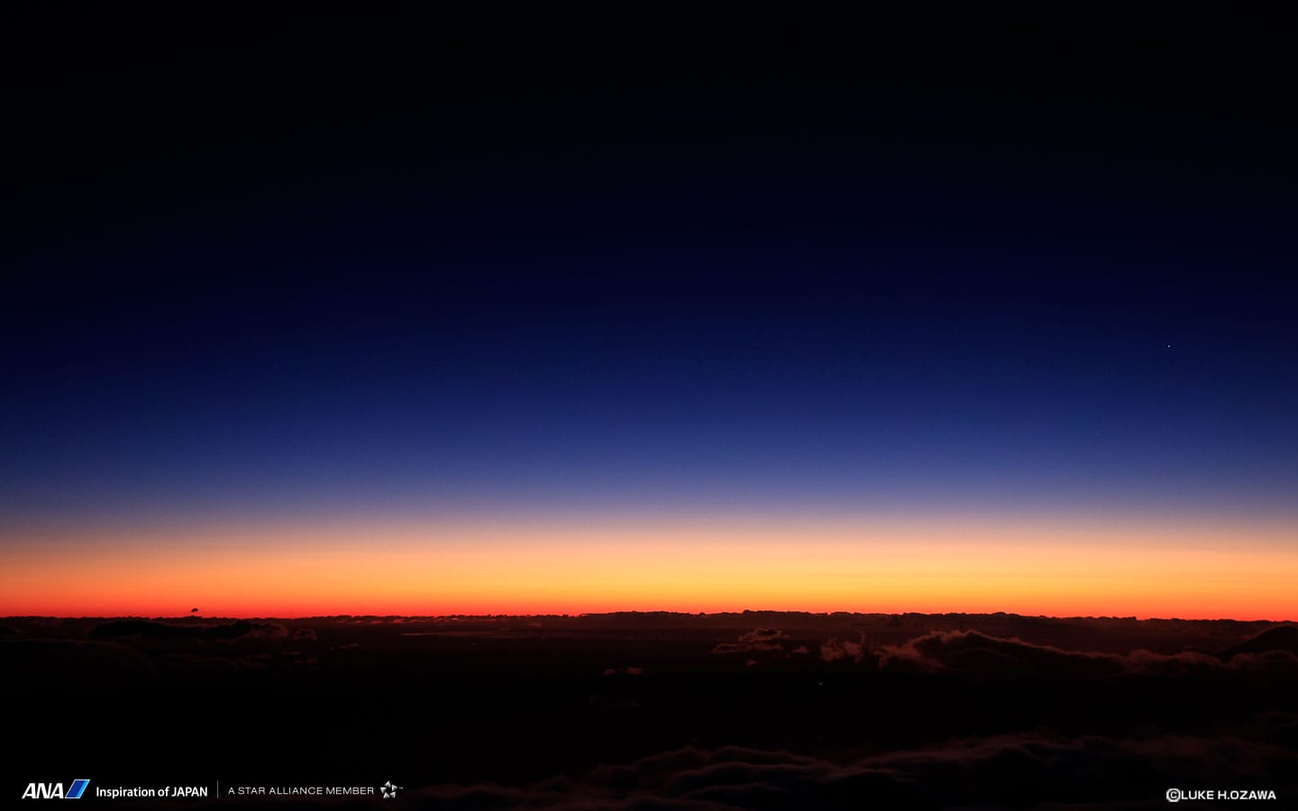 ANA　夜明け