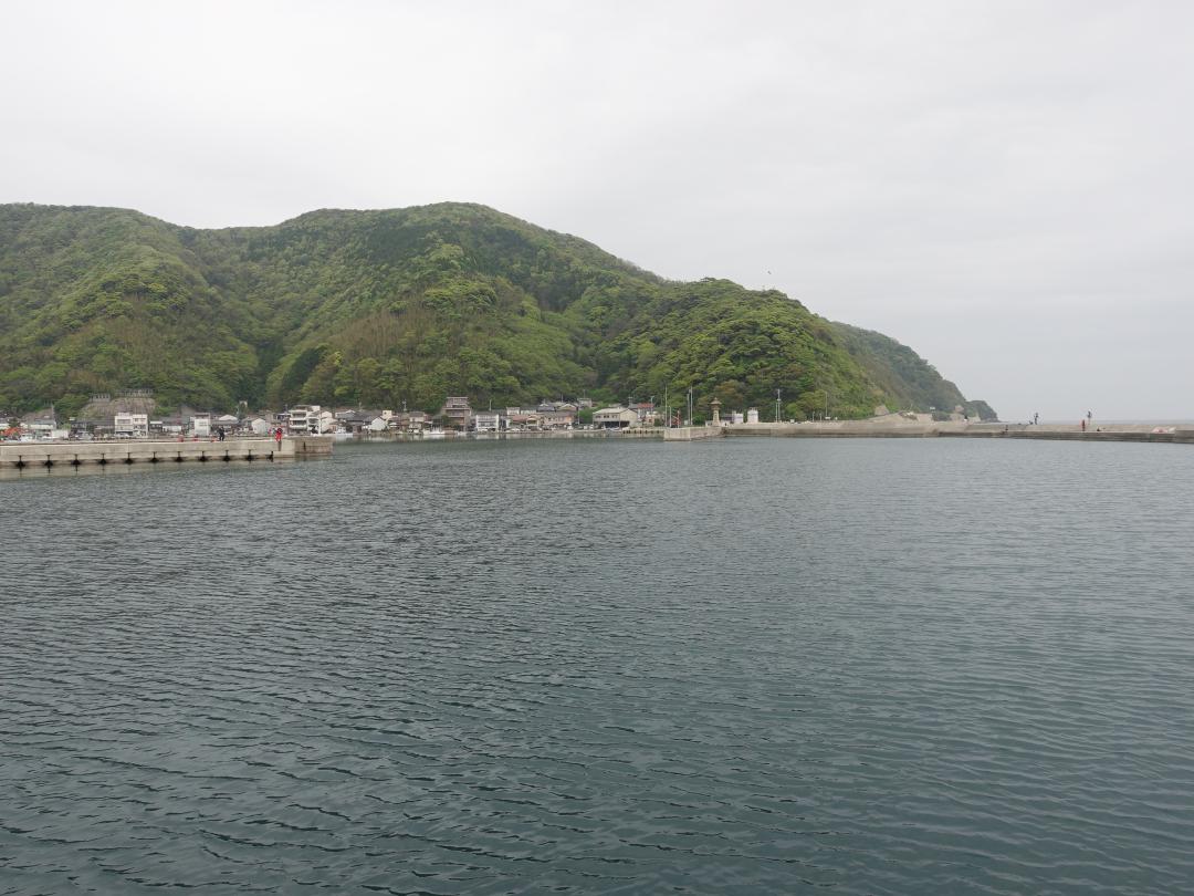 島根半島の美保関漁港