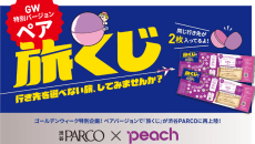 ピーチのペア旅くじ