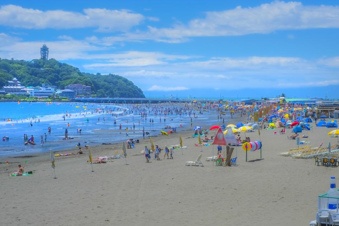 江の島・湘南海水浴場が開設