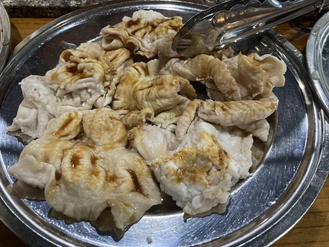 北見の焼肉店のとよ七豚ホルモン