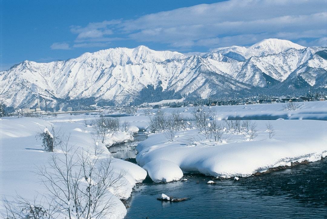 南魚沼の冬の積雪