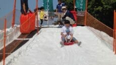 八海山スキー場で天然雪のイベント