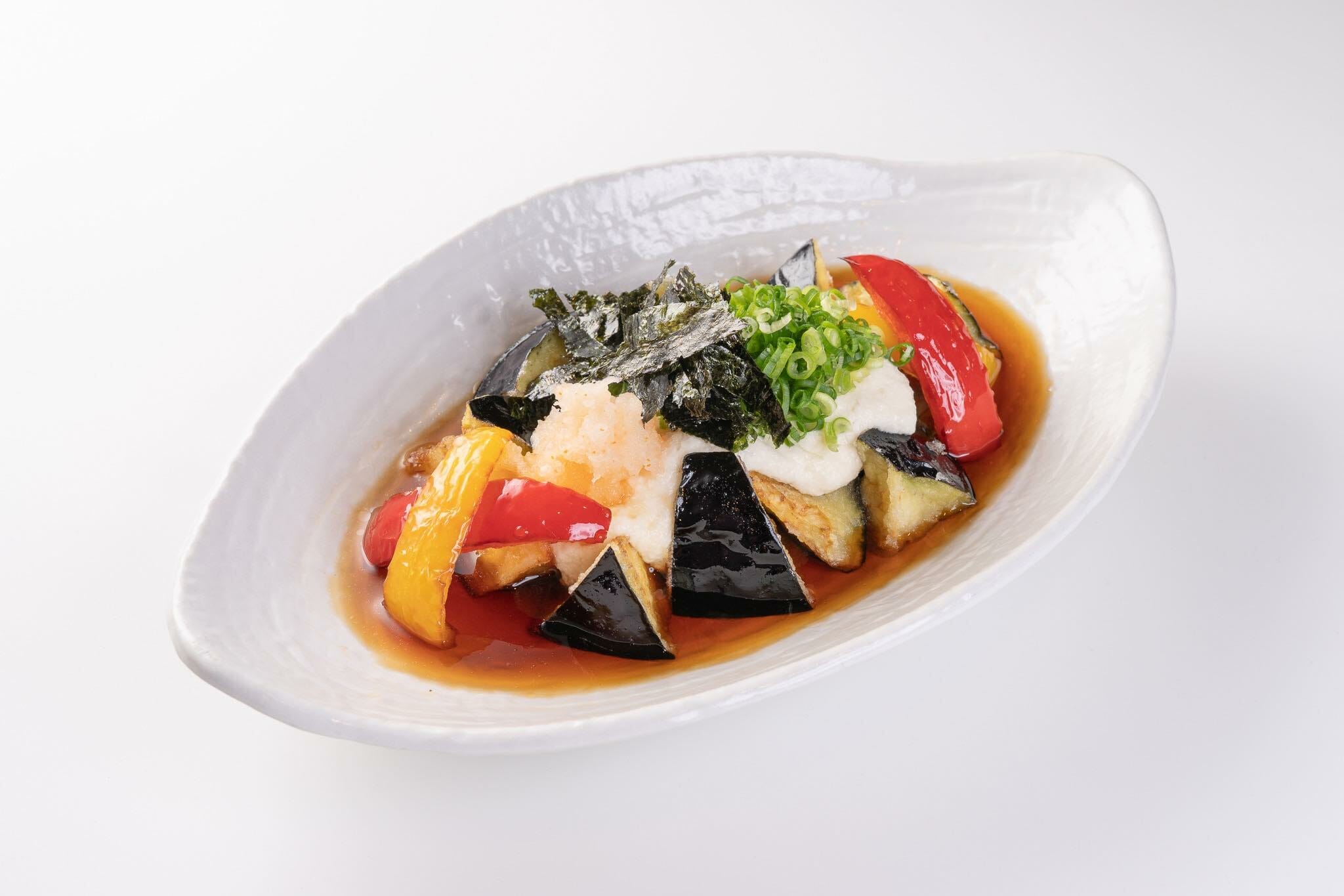 四万十米ナス　米ナスの揚げだしトロロ仕立て