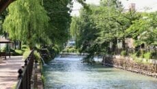 前橋市の広瀬川