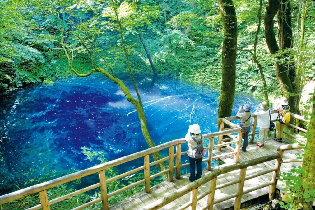 深浦町　白神の玄関口「十二湖」