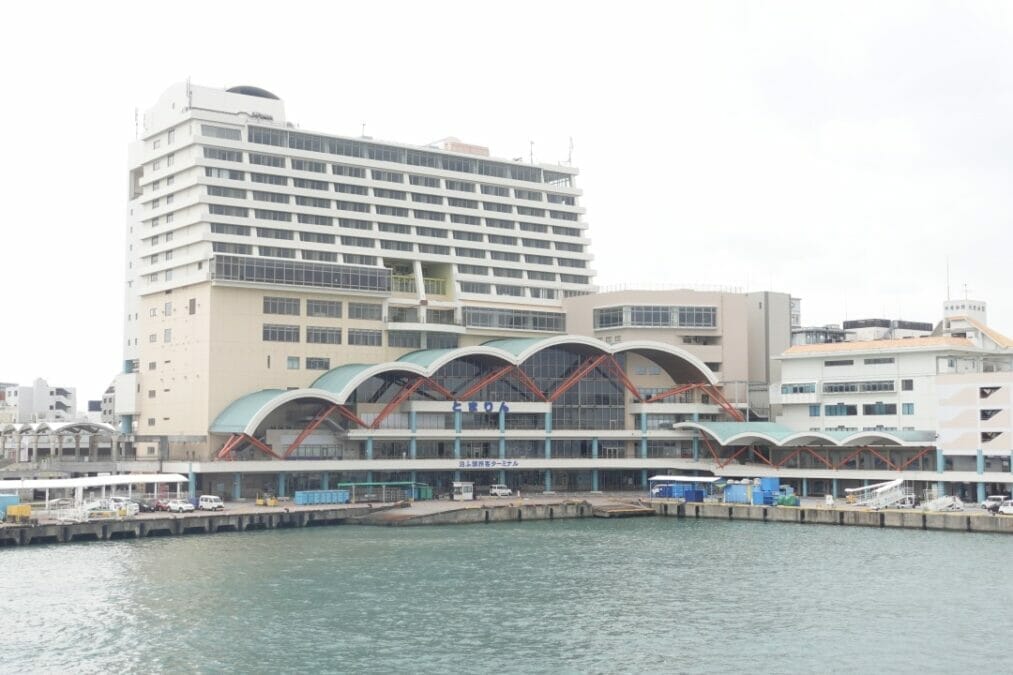 沖縄離島ターミナルとまりん 阿嘉島へ出港