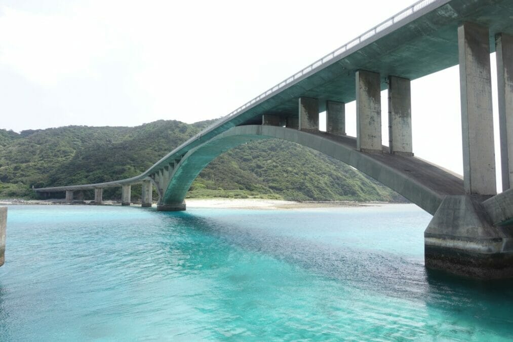 沖縄離島阿嘉島上陸