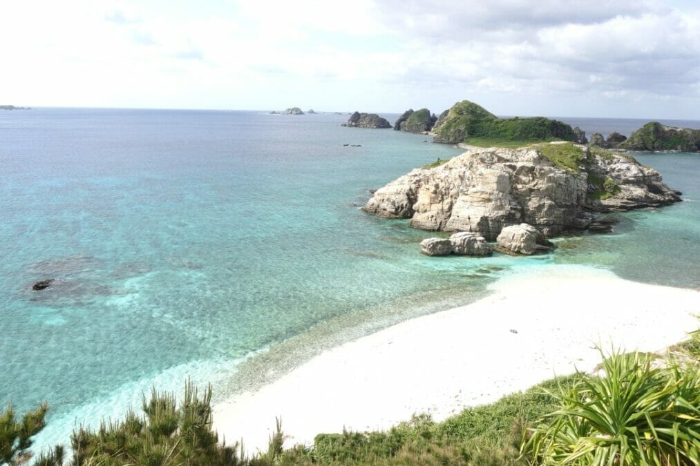 沖縄離島 慶良間諸島の阿嘉島からの眺望