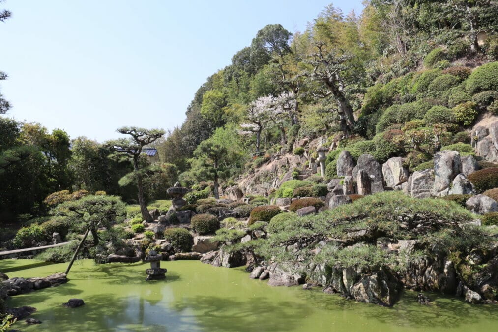 岡山県笠岡市生江浜にある清水氏庭園