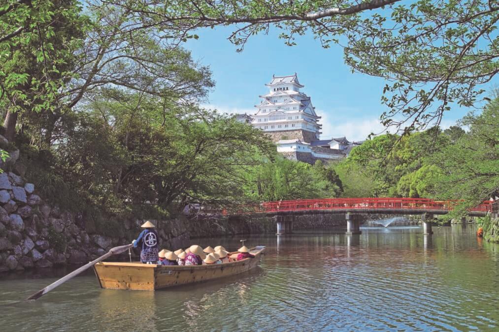 姫路城の内堀和船