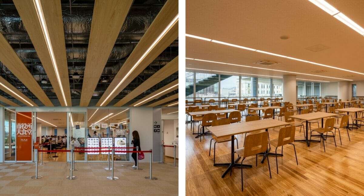 岐阜市役所大食堂