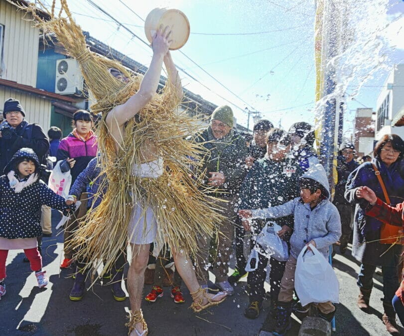 米川の水かぶり