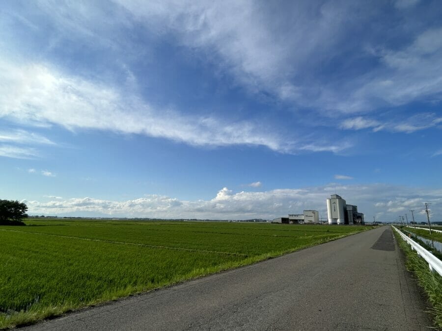 登米市のカントリーエレベーター