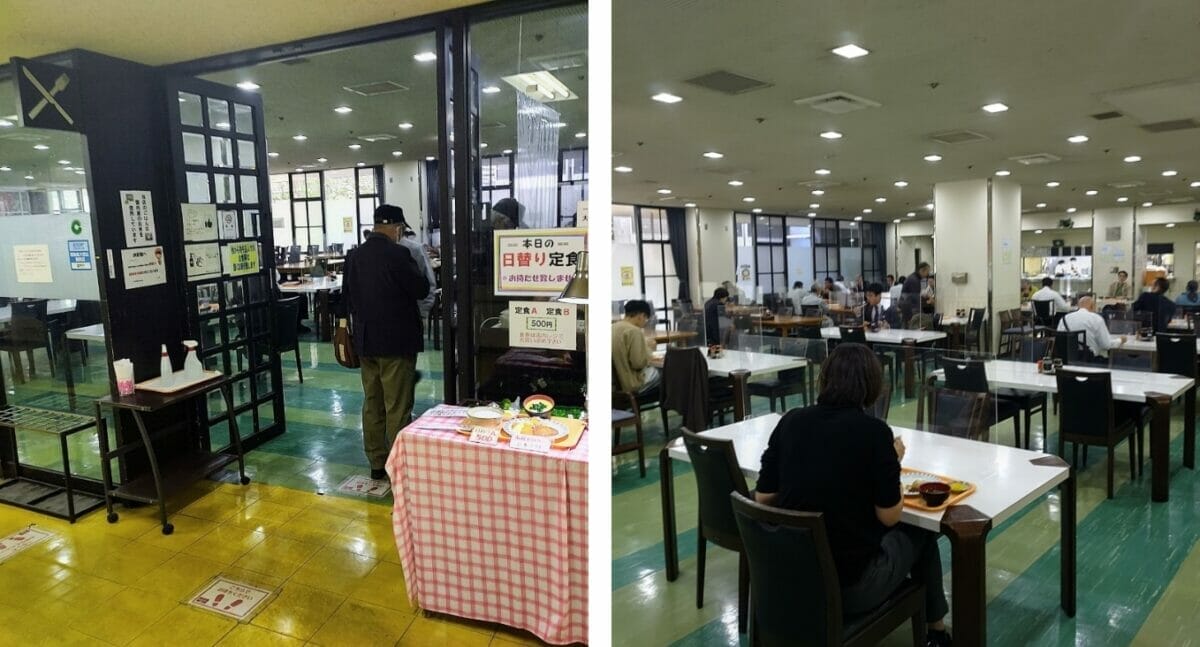 熊本市役所地下食堂