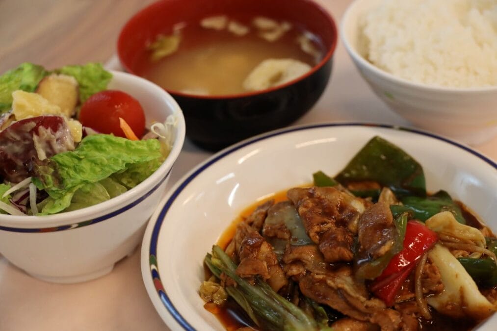 定食（徳島県庁食堂）