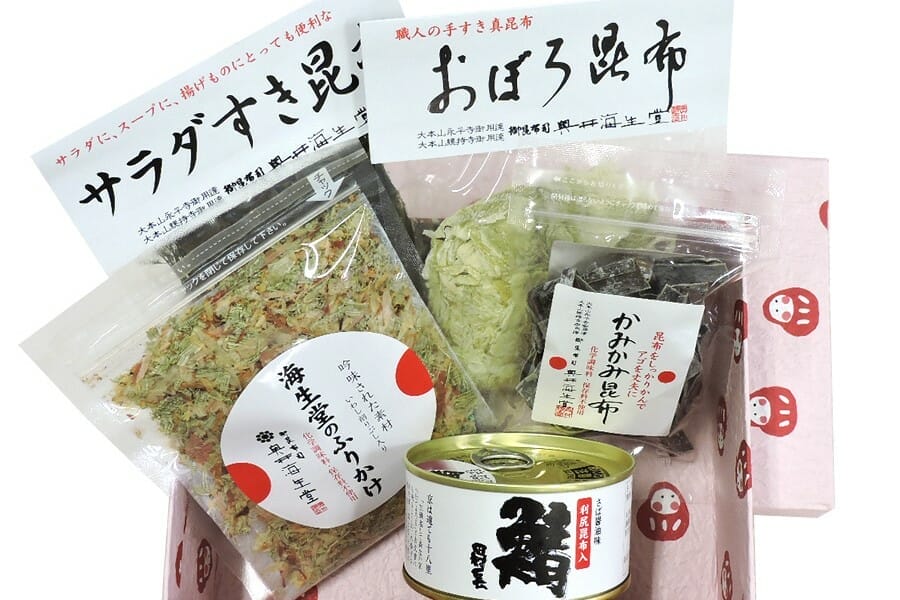 地元から通信賞 「老舗昆布店のお薦め商品セット」（福井県敦賀市）