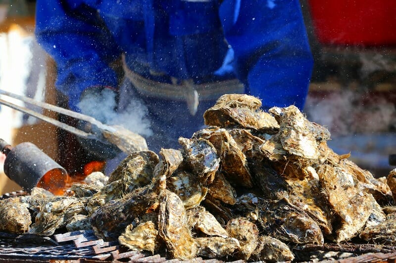 厚岸 牡蠣まつり カキ祭り