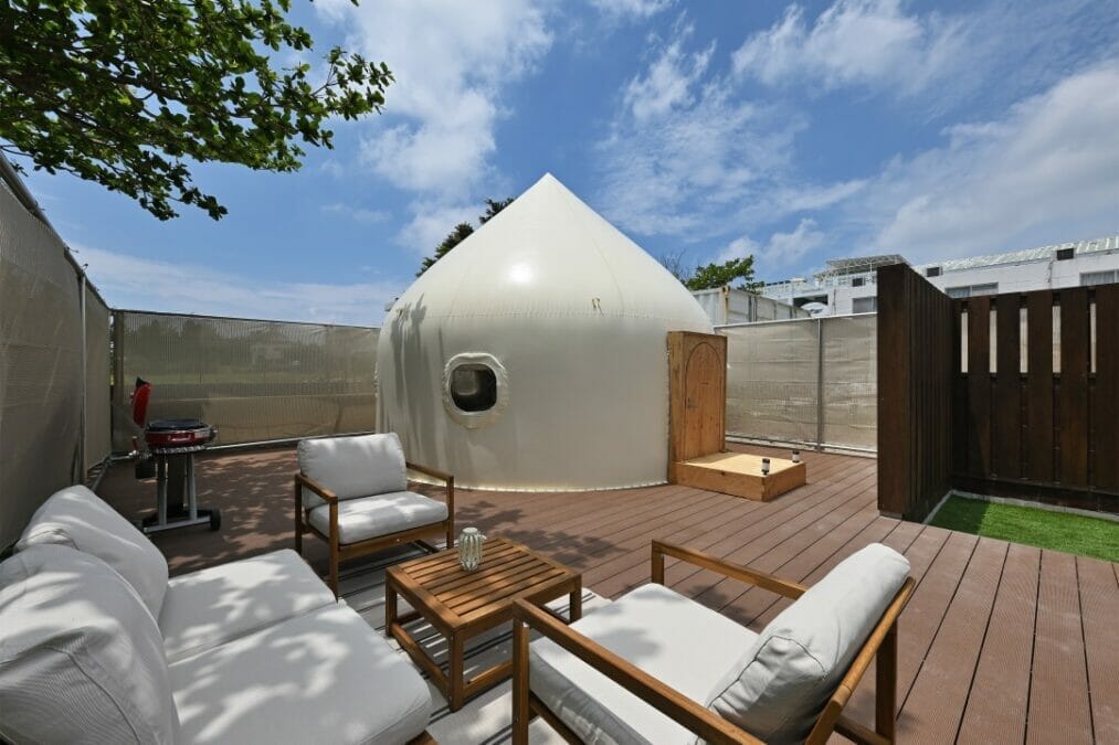 JTB沖縄が渡嘉敷島にグランピング施設オープン