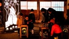 奈良井宿の灯篭