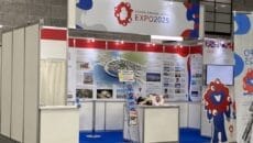 大坂万博のPRブース