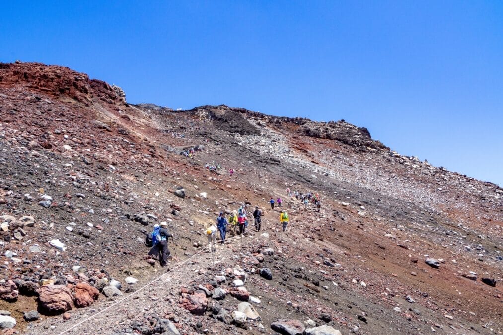 富士山登山　富士宮口から