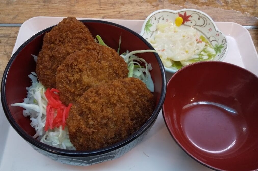高崎市役所地下食堂「ソースヒレカツ丼」