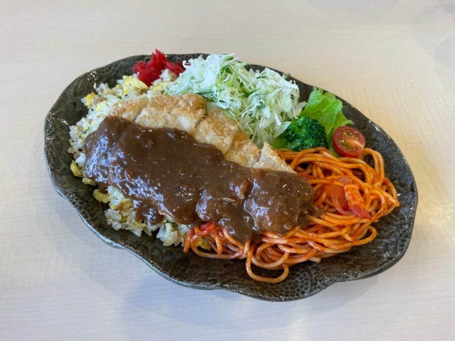 諫早市役所食堂のトルコライス