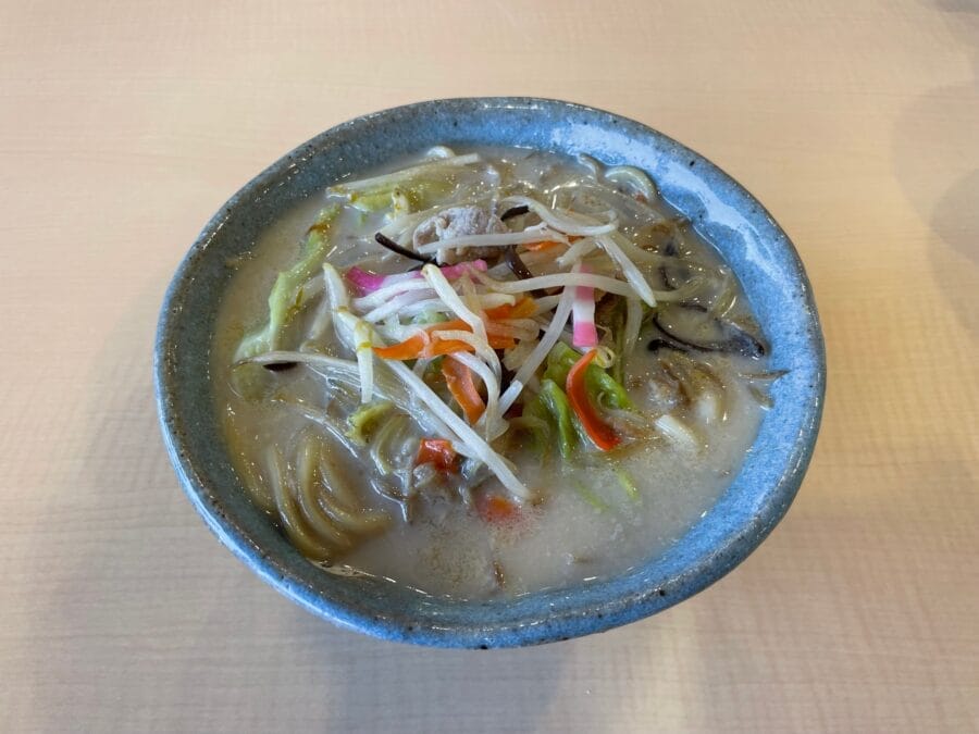 諫早市役所食堂のちゃんぽん