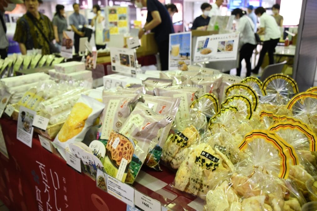 板橋区役所でいしかわ復興応援物産展