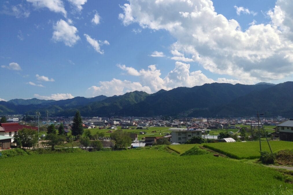 飛騨の田園風景