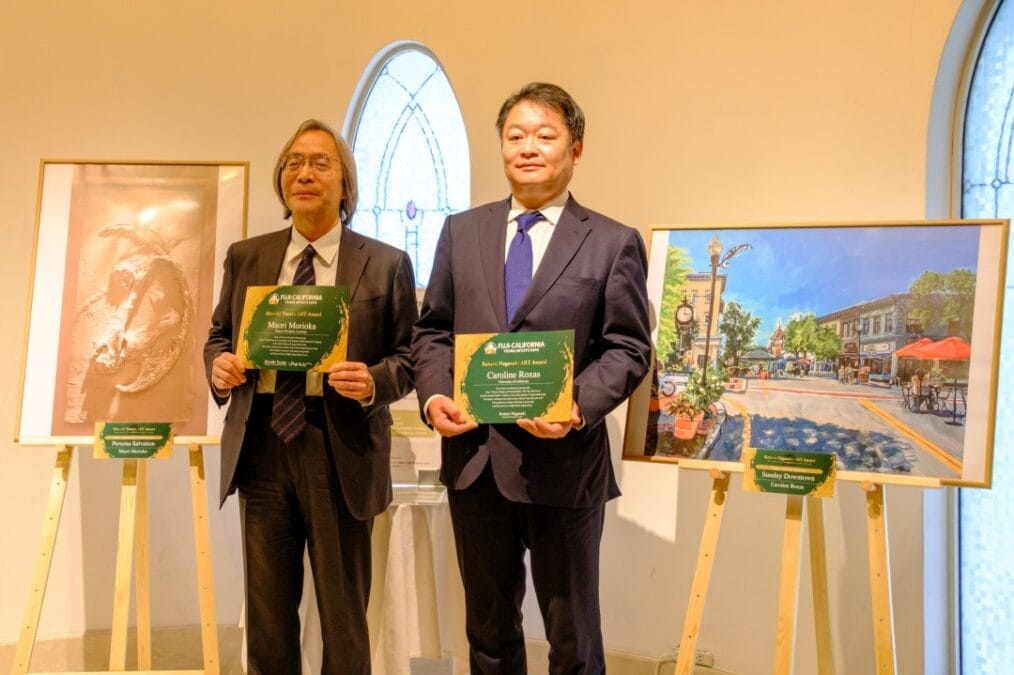 "出席した山梨県知事の長崎幸太郎氏および山梨県顧問で21世紀アカデメイア学長、シンクタンク・ソフィアバンク代表の田坂広志氏からは、国際巡回展で披露されるアートがグローバルなコミュニケーションとしての共通言語になり現代の若者が集まる場所の創出につながってほしい。</a