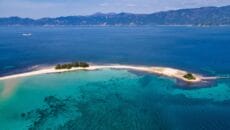 上空から見る福井県のハワイ水島