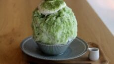 ささら屋のかき氷（抹茶）