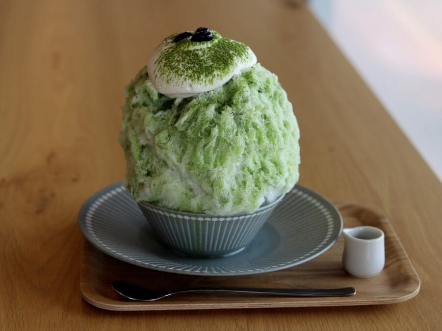 ささら屋のかき氷（抹茶）