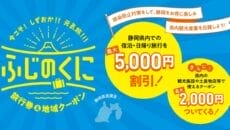全国旅行支援「今こそ しずおか 元気旅」メイン画像