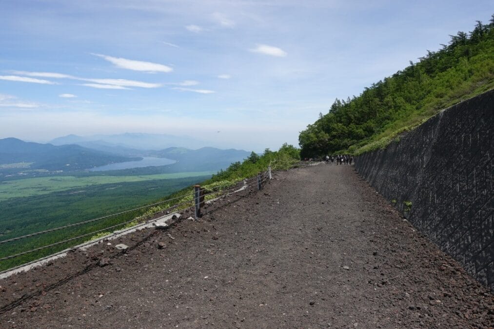 富士山五合目から六合目