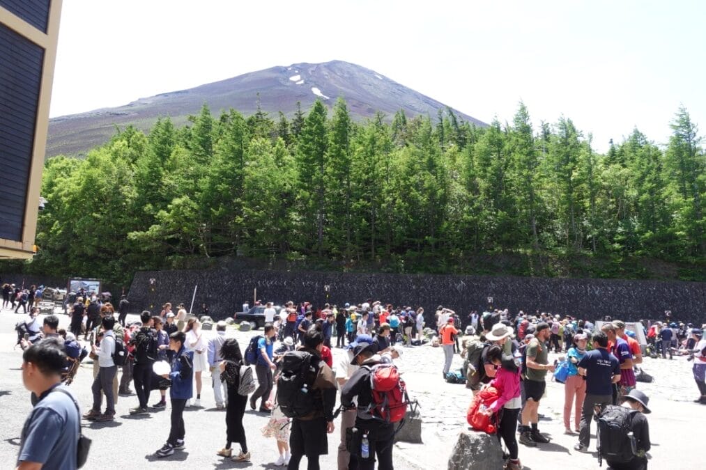 富士山五合目の広場