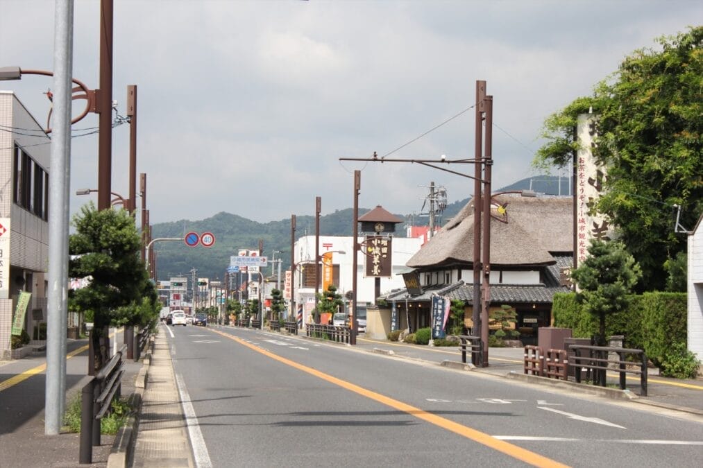 小城の町並み