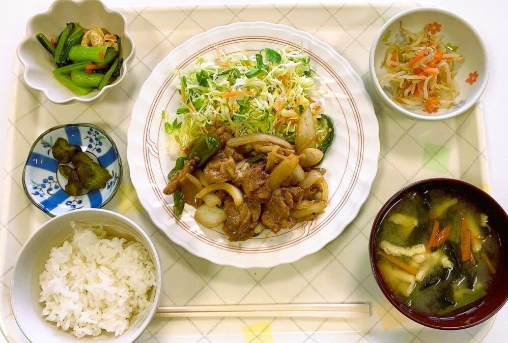 定食（一関市役所食堂）