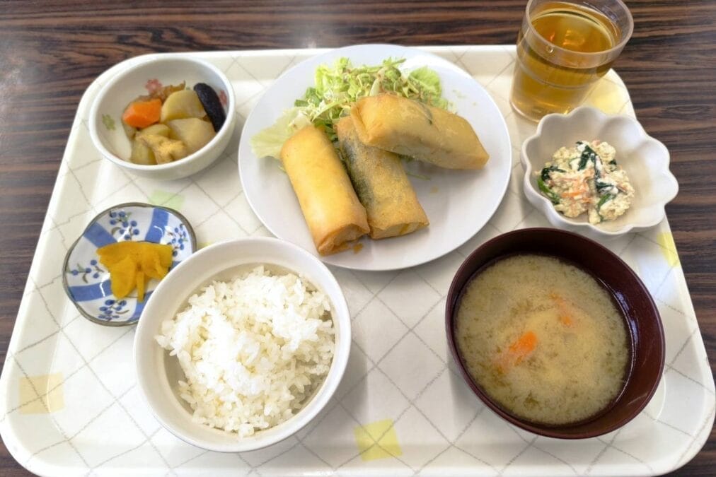 定食（一関市役所）