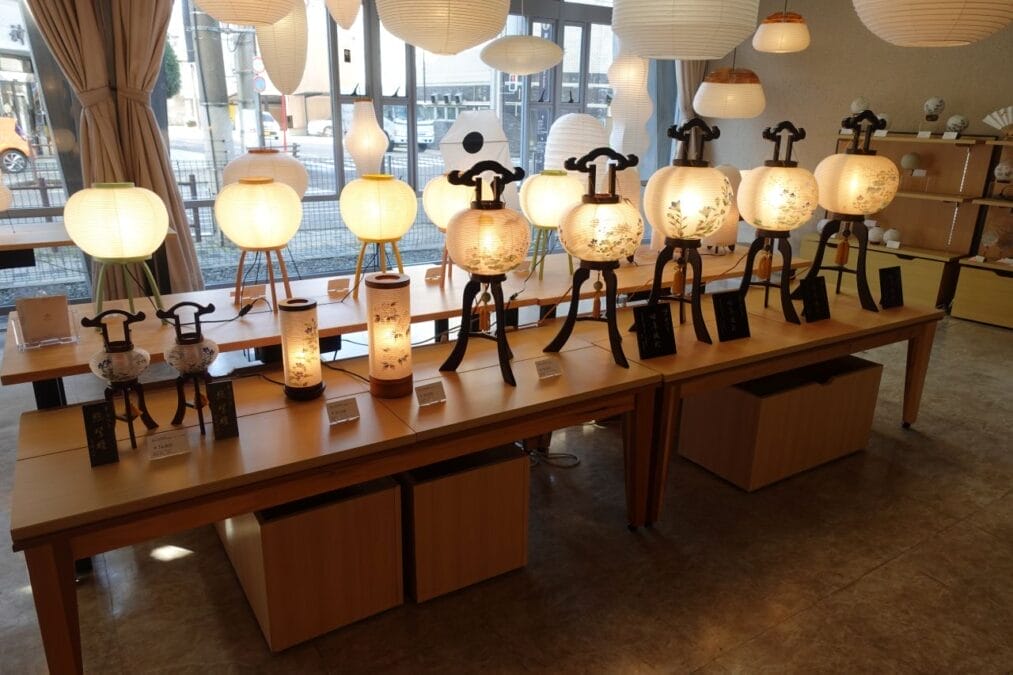 オゼキの岐阜提灯ショールーム