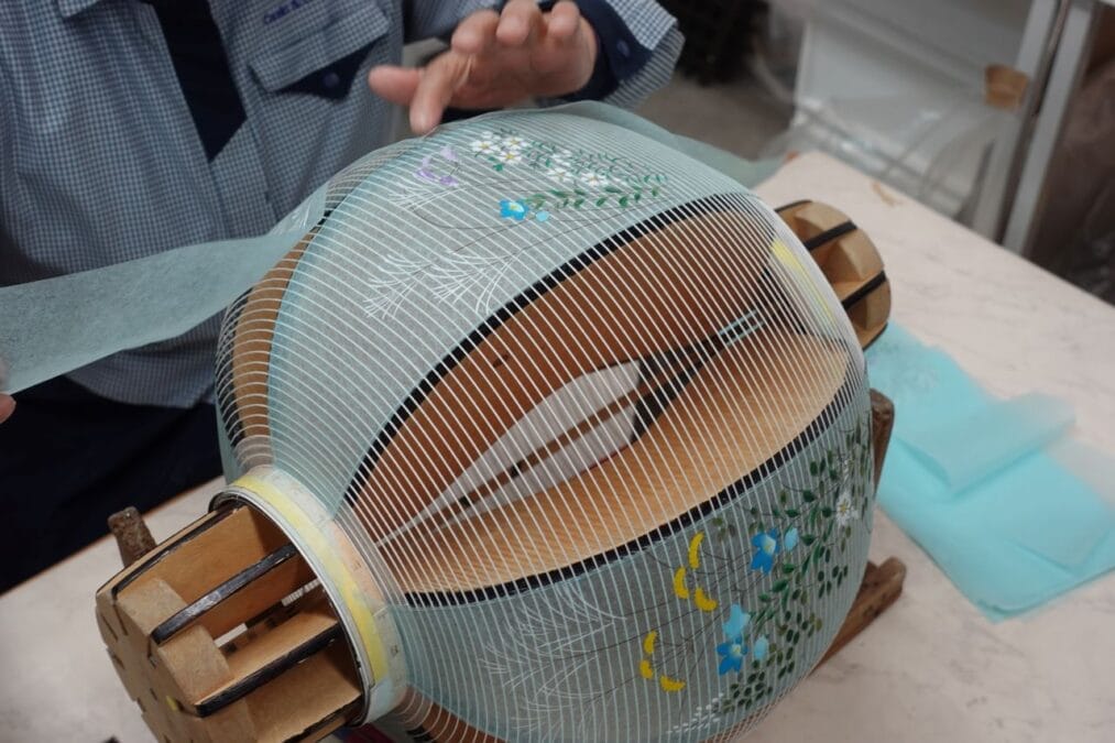 岐阜提灯づくり