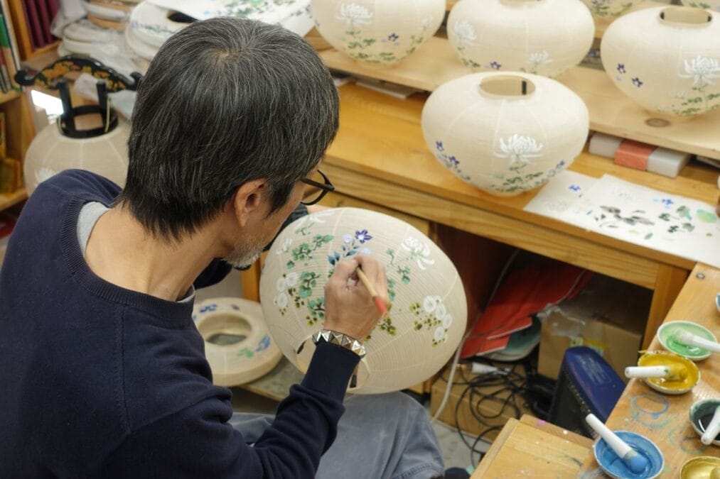 岐阜提灯づくり