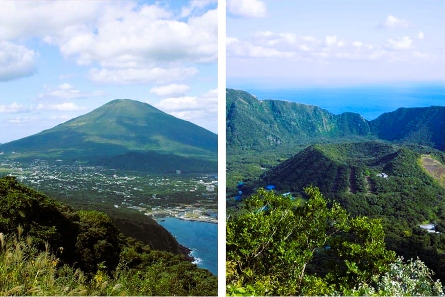 八丈島と青ヶ島